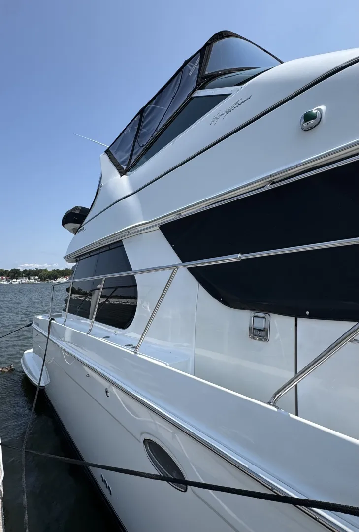 Slide: The Image of Carver Yachts 450 Voyager Pilothouse 1999 - 7146432