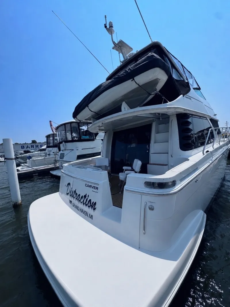 Slide: The Image of Carver Yachts 450 Voyager Pilothouse 1999 - 7146581