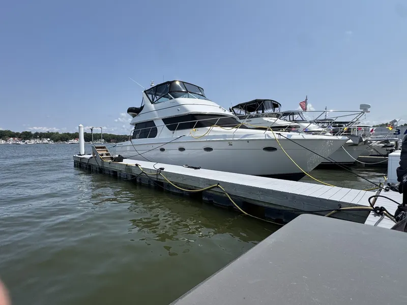 Slide: The Image of Carver Yachts 450 Voyager Pilothouse 1999 - 7146431