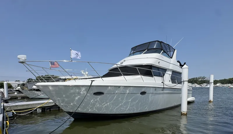 Slide: The Image of Carver Yachts 450 Voyager Pilothouse 1999 - 7146585