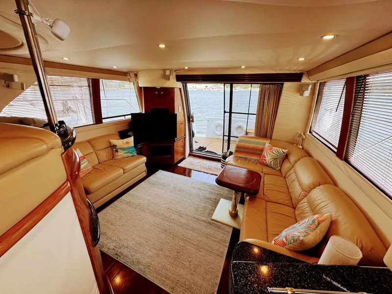 Slide: The Image of Carver Yachts 450 Voyager Pilothouse 1999 - 7155359