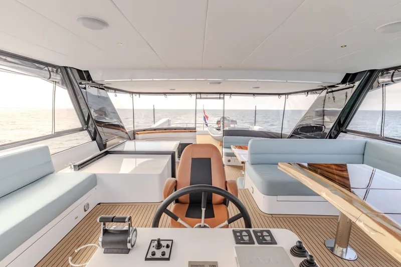 Slide: The Image of Steeler 72 TWO BUBBLES - Exterior Fly Bridge Helm 2024 Steeler 72
TWO BUBBLES - 8145707