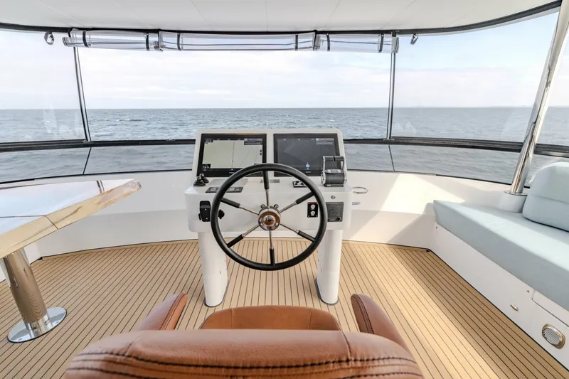 Slide: The Image of Steeler 72 TWO BUBBLES - Exterior Fly Bridge Helm 2024 Steeler 72
TWO BUBBLES - 8145710