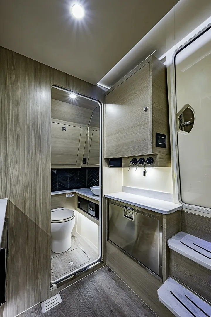 Slide: The Image of Scout 42 Maizey Blue - Interior Cabin 2024 Scout 42 LXF Maizey Blue - 7454518