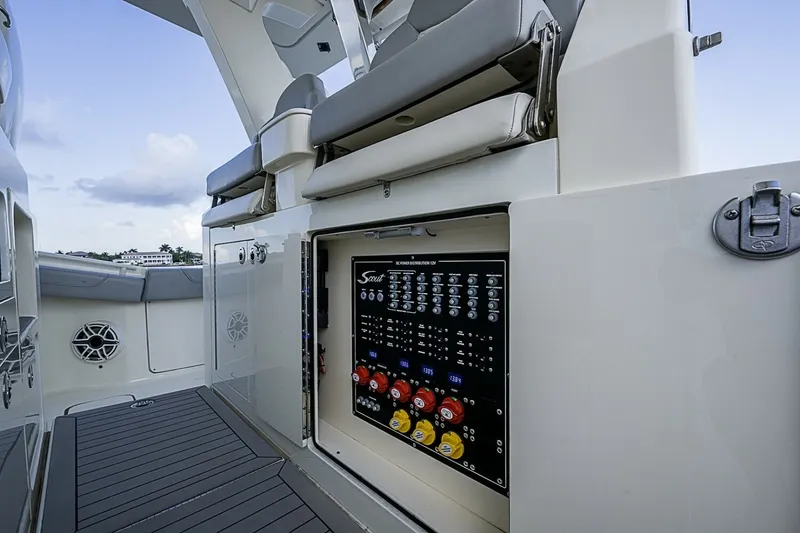 Slide: The Image of Scout 42 Maizey Blue - Exterior Helm 2024 Scout 42 LXF Maizey Blue - 7454595