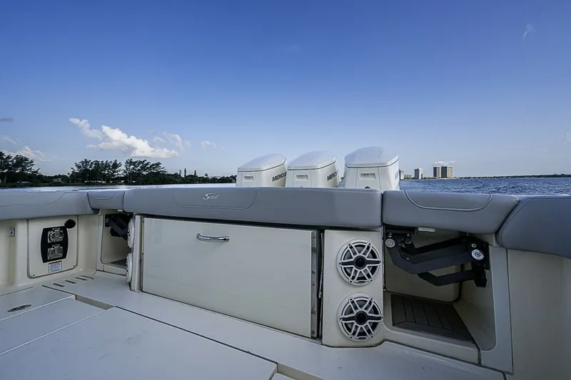 Slide: The Image of Scout 42 Maizey Blue - Exterior Cockpit 2024 Scout 42 LXF Maizey Blue - 7454568