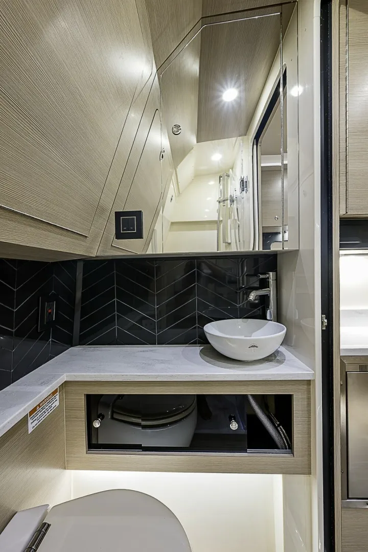 Slide: The Image of Scout 42 Maizey Blue - Interior Cabin 2024 Scout 42 LXF Maizey Blue - 7454522