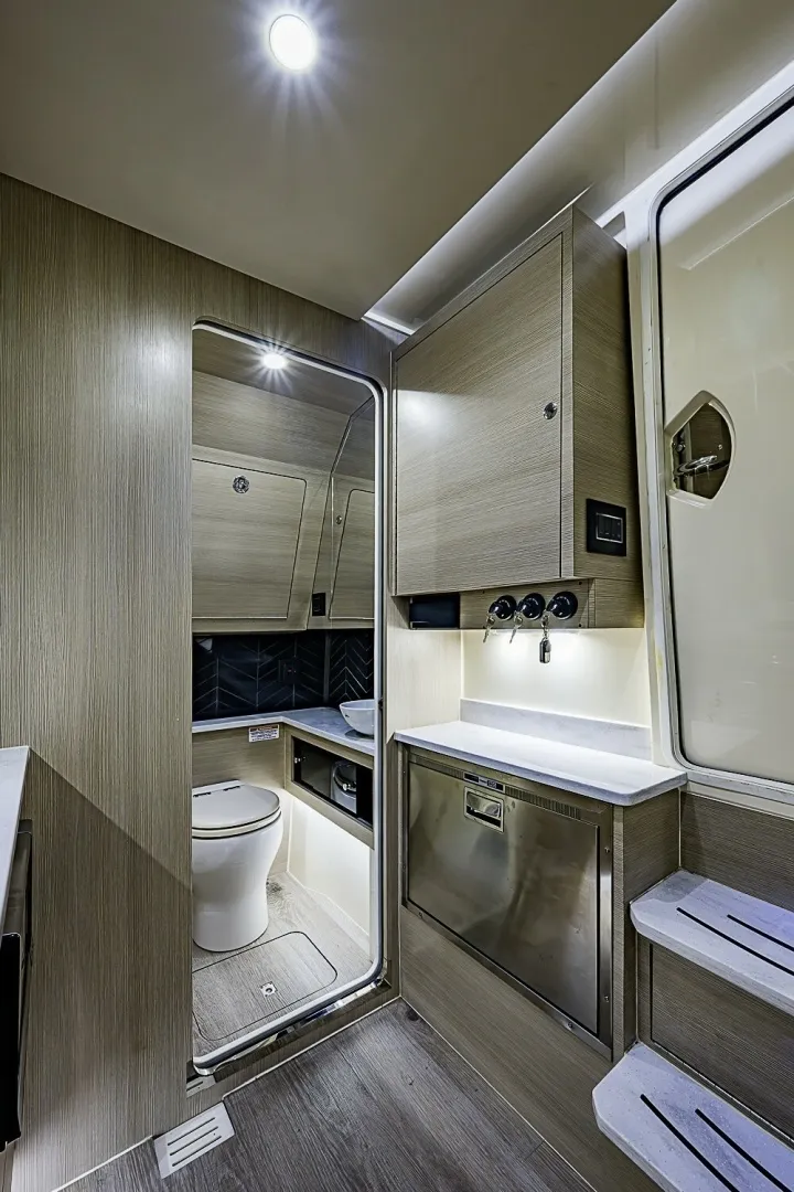 Slide: The Image of Scout 42 Maizey Blue - Interior Cabin 2024 Scout 42 LXF Maizey Blue - 7657084