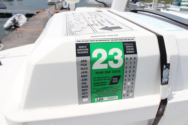 Slide: The Image of Liferaft Inspection Sticker - 7164153