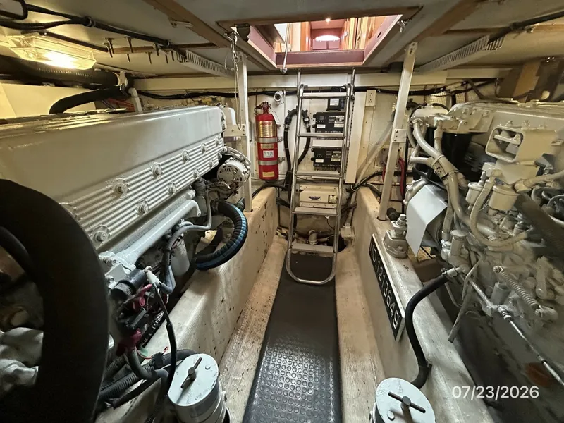 Slide: The Image of 42' Sabre engine room forward - 7215976