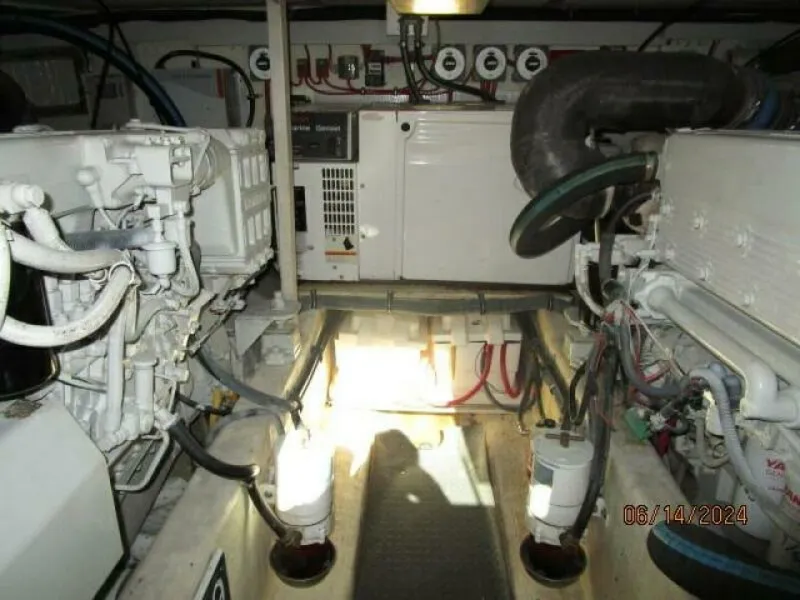 Slide: The Image of 42' Sabre engine room aft - 7385022
