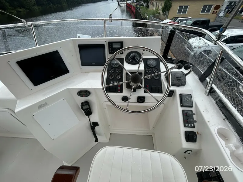 Slide: The Image of 42' Sabre flybridge helm2 - 7215980