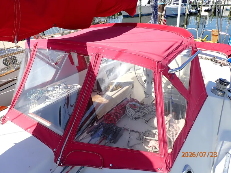 Slide: The Image of 35' Scanmar cockpit dodger1 - 7216280
