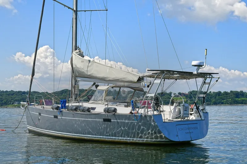 Slide: The Image of 2008 Hanse 470e Exterior Profile Port from Aft - 7220434