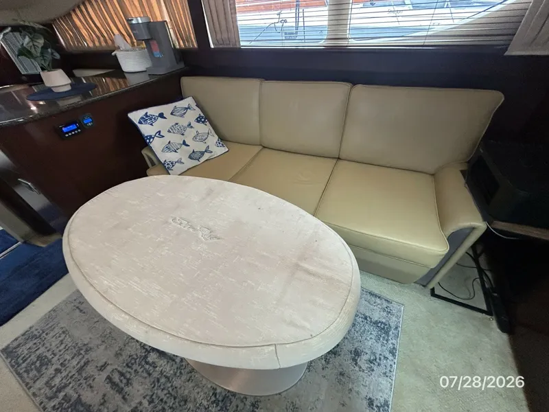 Slide: The Image of 40' Sea Ray salon starboard seating1 - 7228361