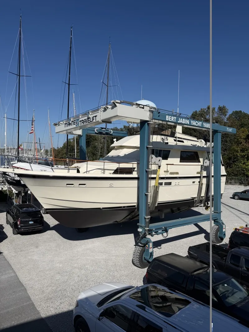 Slide: The Image of 54' Hatteras hauled out - 7451877