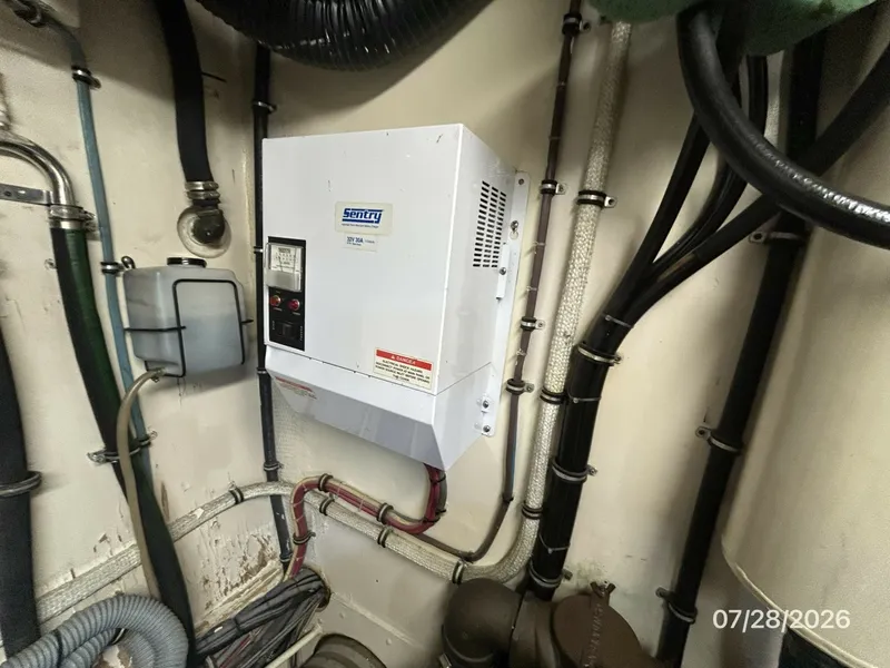 Slide: The Image of 54' Hatteras battery charger2 - 7288046