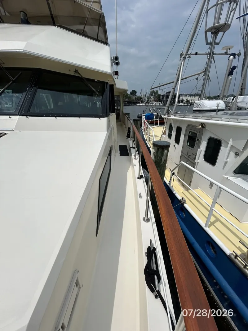 Slide: The Image of 54' Hatteras port side deck1 - 7288141