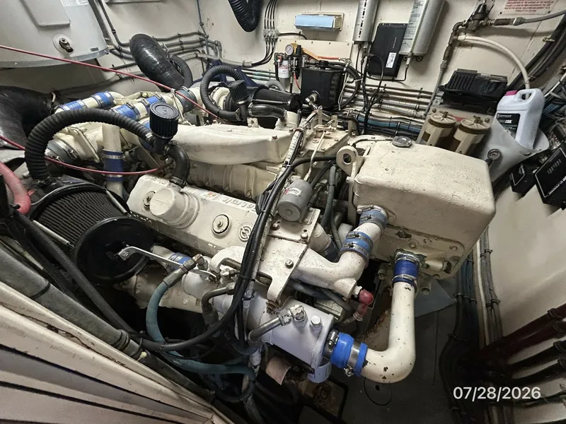 Slide: The Image of 54' Hatteras port main engine1 - 7288139