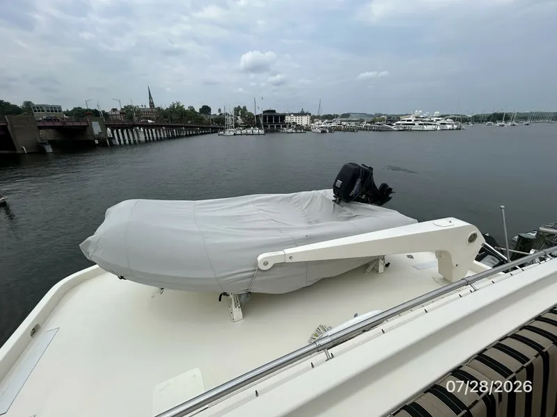 Slide: The Image of 54' Hatteras tender covered - 7288160