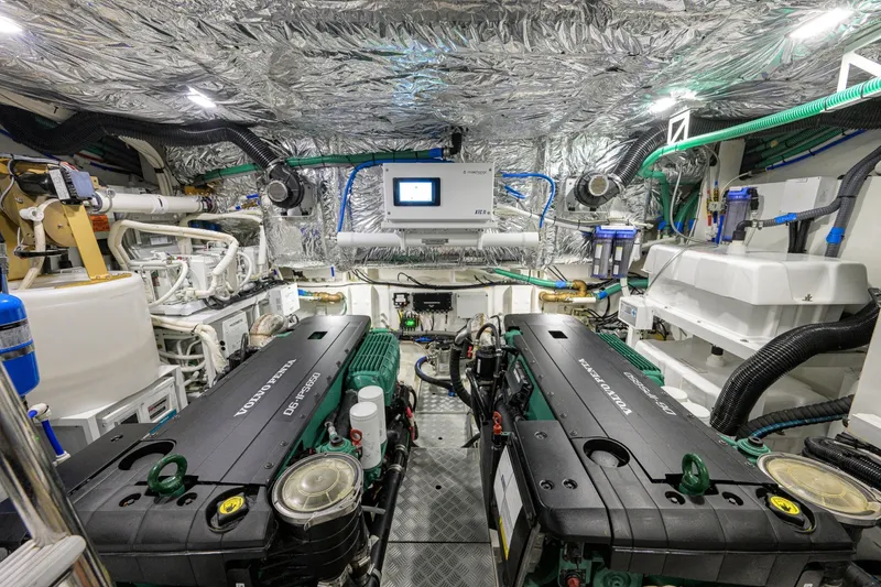 Slide: The Image of Princess 50 - Crown - Engine Room 2024 Princess 50 V50 - Crown - 7309555