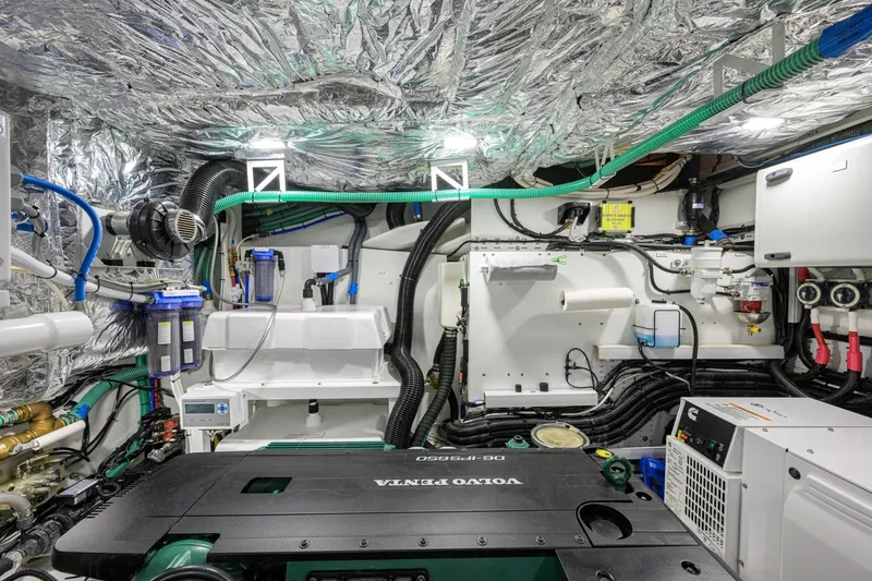 Slide: The Image of Princess 50 - Crown -Engine Room 2024 Princess 50 V50 - Crown - 7309556