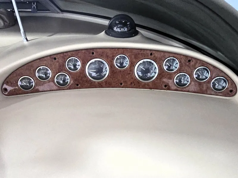 Slide: The Image of Helm Upper Guages 1999 Sea Ray 340 Sundancer - 7289056
