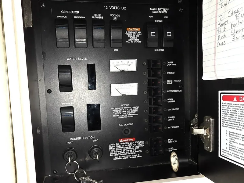 Slide: The Image of DC Panel 1999 Sea Ray 340 Sundancer - 7289041
