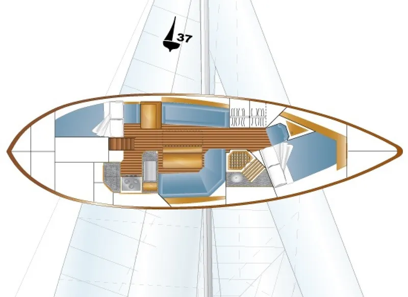 Slide: The Image of Pacific Seacraft 37 1994 - 7309056