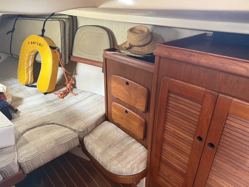 Slide: The Image of 1990 Island Packet 35 Aft cabin storage - 7309494