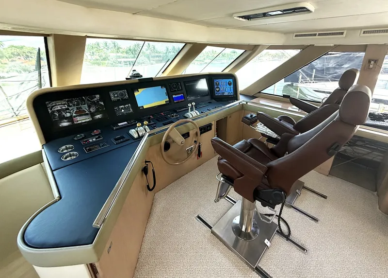 Slide: The Image of 023 Bridge Deck   Skylounge Helm - 7309699