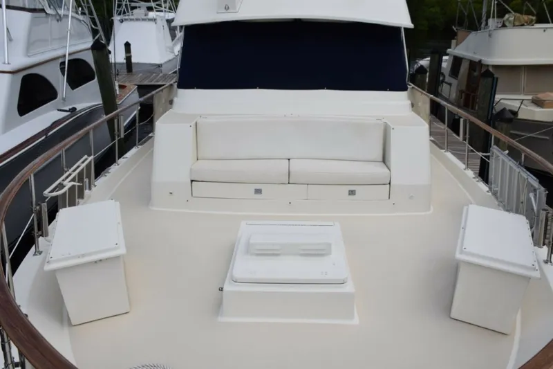 Slide: The Image of Foredeck Lounge Seat And Two Dunnage Storage Boxes Which Also Have Cushion Tops - 7509754