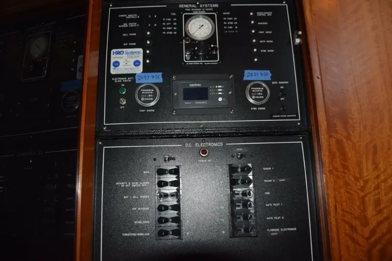 Slide: The Image of One Of The Pilorhouse Electrical Circuit Breaker Panels - 7509789