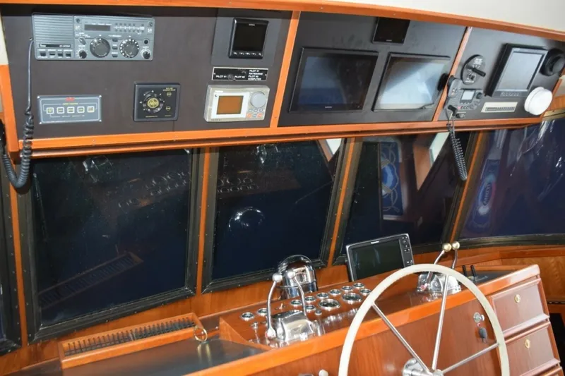 Slide: The Image of Pilothouse Helm Console With Windshield Mask On - 7509787