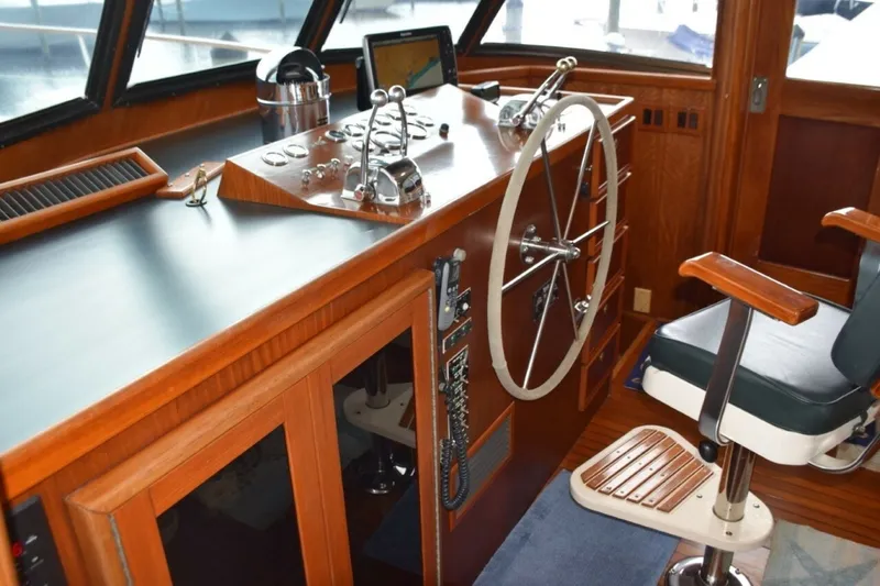 Slide: The Image of Pilothouse Has Wing Door And Full Helm Chair - 7509698
