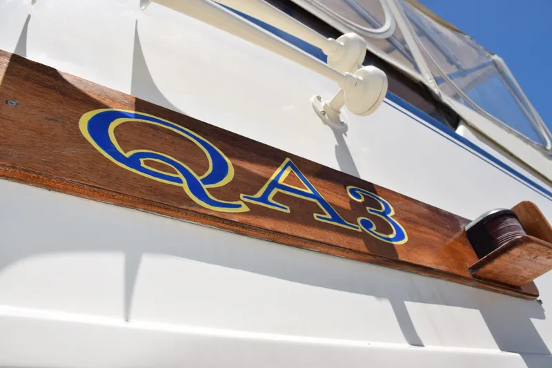 Slide: The Image of QA3 Teak Nameboards - 7509797