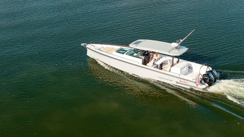 Slide: The Image of Axopar 37 - Exterior Profile 2023 Axopar 37 Suntop - 7649885