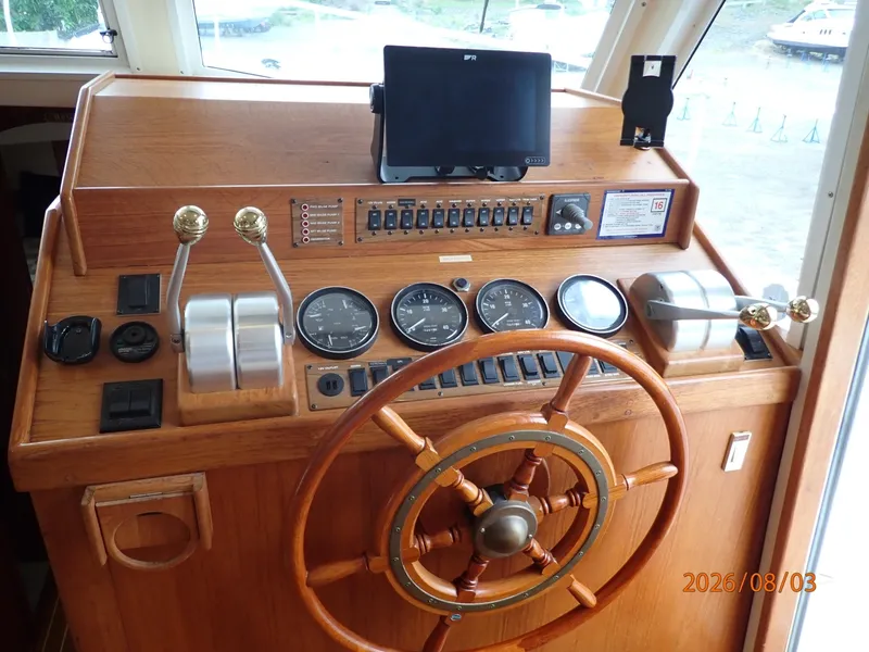 Slide: The Image of 43' Mainship lower helm2 - 7407554