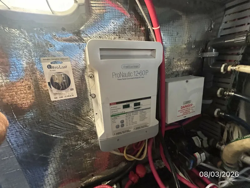 Slide: The Image of 43' Mainship battery charger - 7407506