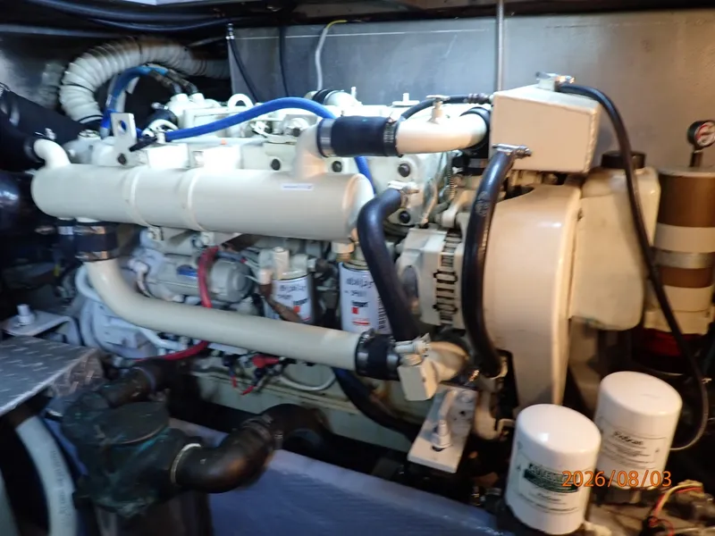 Slide: The Image of 43' Mainship port main engine - 7407569