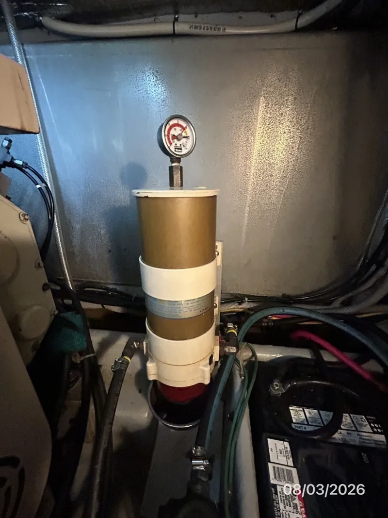 Slide: The Image of 43' Mainship port Racor fuel filter - 7407570