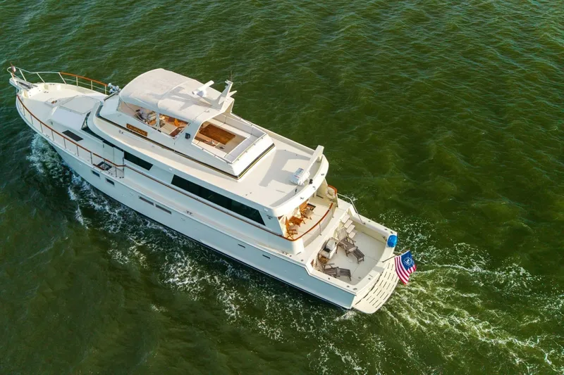 Slide: The Image of Hatteras 74 Cockpit Motor Yacht 1989 - 7539903