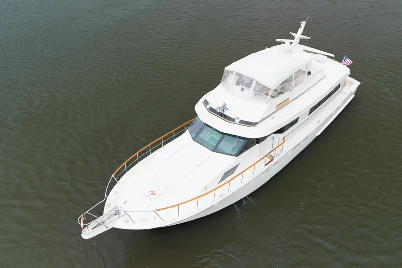 Slide: The Image of Hatteras 74 Cockpit Motor Yacht 1989 - 7539839
