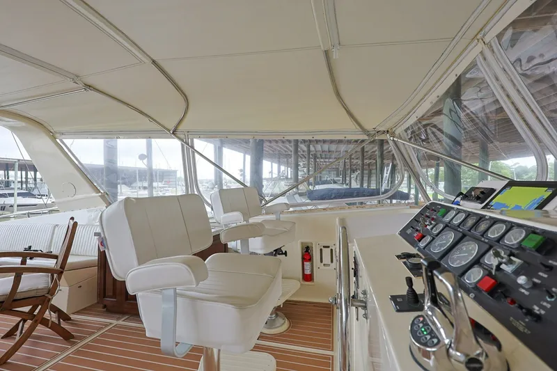 Slide: The Image of Hatteras 74 Cockpit Motor Yacht 1989 - 7539853
