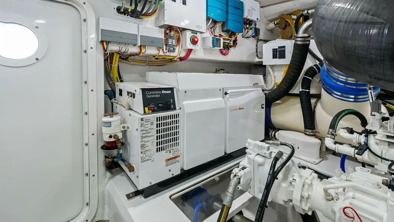 Slide: The Image of 2016 Viking 80 Enclosed Bridge- FRIGATE- Engine Room/ Generator - 7414491