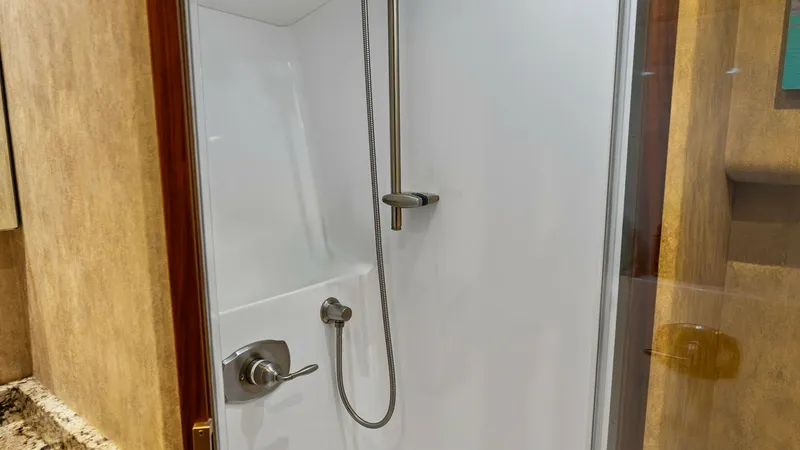 Slide: The Image of 2016 Viking 80 Enclosed Bridge- FRIGATE-Starboard Stateroom Head - 7414442
