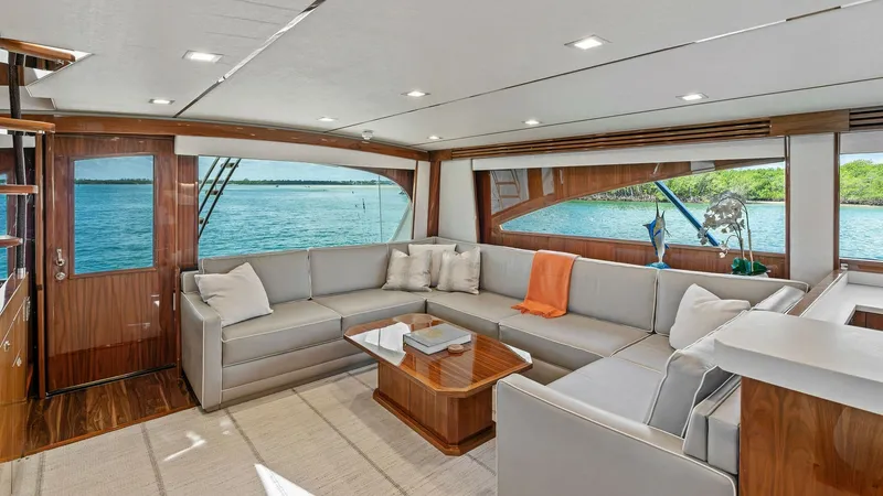Slide: The Image of 2016 Viking 80 Enclosed Bridge- FRIGATE- Salon - 7414374