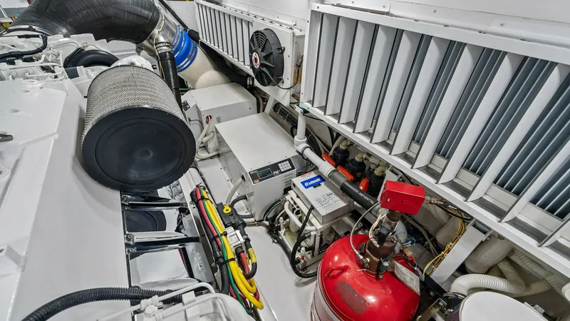 Slide: The Image of 2016 Viking 80 Enclosed Bridge- FRIGATE- Engine Room - 7414488