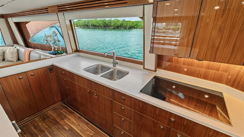 Slide: The Image of 2016 Viking 80 Enclosed Bridge- FRIGATE- Galley - 7414388