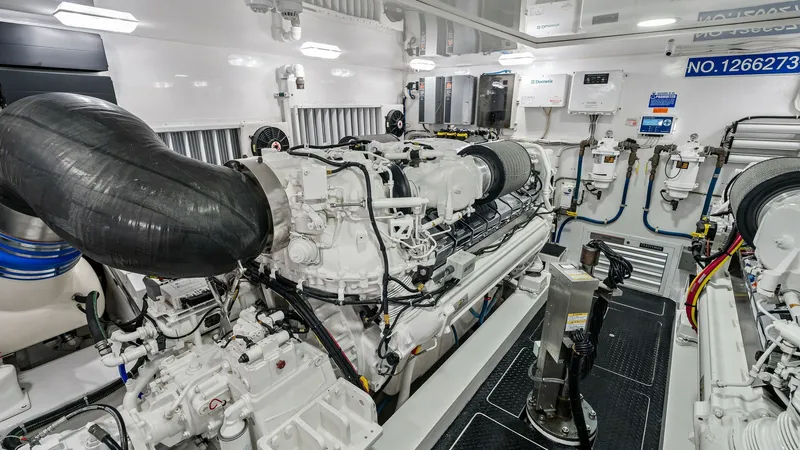 Slide: The Image of 2016 Viking 80 Enclosed Bridge- FRIGATE- Engine Room - 7414485